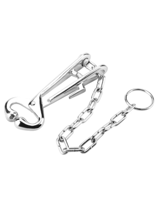 PINZA PARA NARIZ CON CADENA 1 PZ