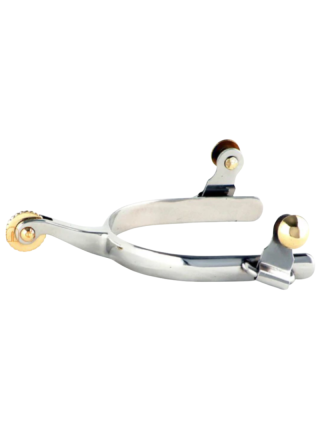 ESPUELA LISA INOXIDABLE 1 PAR