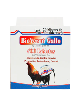 BIO VERMI GALLO 600 TAB