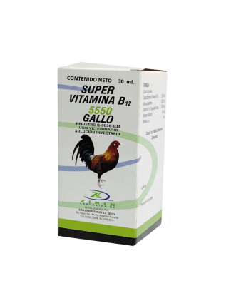 SUPER VITAMINA B12 5550 GALLO 30 ML