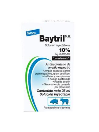 BAYTRIL INY 10% 25 ML