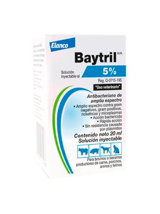 BAYTRIL INY 5% 20 ML