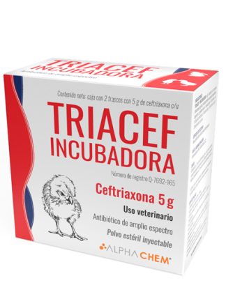 TRIACEF INCUBADORA 2PZAS/5GR