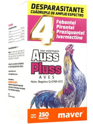 AUSS DESPARASITANTE 250 TB